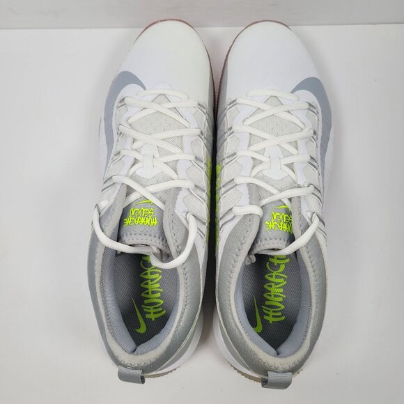 Nike Alpha Huarache 7 Pro TF Lax Men's White Gray Shoes CJ0235-101 US Sz 14 NWB - Picture 8 of 10